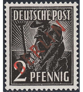 Berlin Nr. 21 postfrisch ** geprft 2 Pfg Rotaufdruck