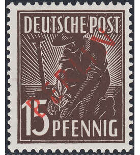 Berlin Nr. 25 postfrisch  geprft 15 Pfennig Rotaufdruck