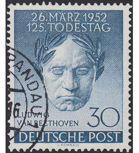II Berlin Nr. 87 gestempelt Beethoven 1952