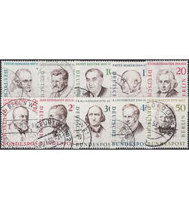 Berlin Nr. 163-172 gestempelt Mnner 1957