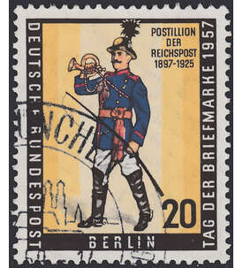 Berlin Nr. 176 gestempelt Tag der Briefmarke 1957
