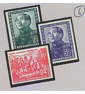 DDR 50er-Jahre mit Nr. 286-288