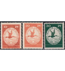 Deutsches Reich Nr. I-III postfrisch ** Flugpost 1912
