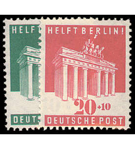 Alliierte Besetzung Nr. 101-102 Brandenburger Tor postfrisch **