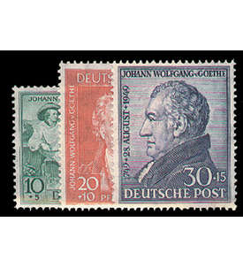 Alliierte Besetzung Nr. 108-110 Goethe postfrisch **