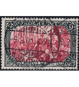 Deutsches Reich Nr. 66 gestempelt 5 Mark Reichspost