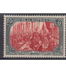Deutsches Reich Nr. 66 5 Mark Reichspost