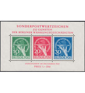 II Berlin Block 1 Whrungsgeschdigte 1949