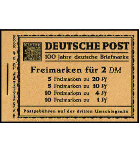 Berlin Markenheft Nr. 1 Berliner Bauten 1949