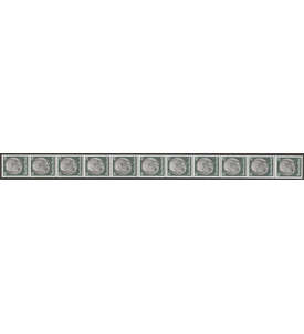 Deutsches Reich Nr. 492 postfrisch im Elferstreifen 50 Pfennig Hindenburg