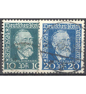 Deutsches Reich Nr. 368-369 gestempelt 50 Jahre Weltpostverein