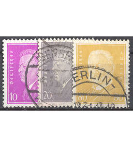 Deutsches Reich Nr. 435-437 gestempelt Ebert/Hindenburg