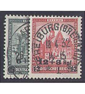 II Deutsches  Reich Nr. 463-464  Aufdrucke 1932 gestempelt