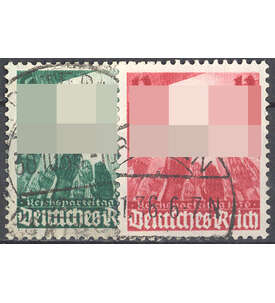 Deutsches Reich Nr. 632-633 gestempelt  Hakenkreuz und Hände