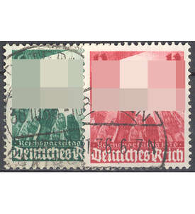 Deutsches Reich Nr. 632-633 gestempelt  Hakenkreuz und Hnde