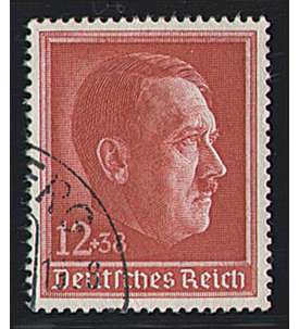 Deutsches Reich Nr. 664 gestempelt Hitlers 49. Geburtstag