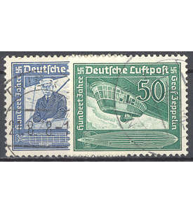 Deutsches Reich Nr. 669-670 gestempelt Geburtstag Graf von Zeppelin