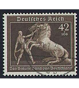 II Deutsches Reich Nr. 699 Braunes Band 1939 gestempelt