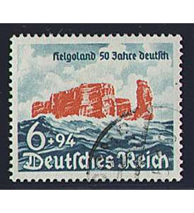 II Deutsches Reich Nr. 750 Helgoland gestempelt