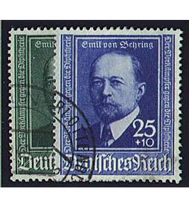 Deutsches Reich Nr. 760-761 gestempelt Emil von Behring