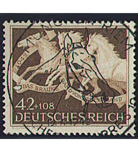 Deutsches Reich Nr. 815 gestempelt Das Braune Band 1942