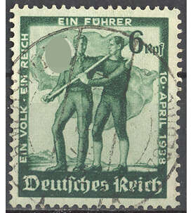 Deutsches Reich Nr. 662 gestempelt   Volksabstimmung sterreich