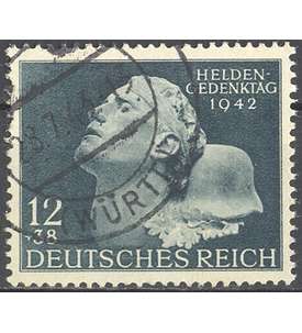 Deutsches Reich Nr. 812 gestempelt   Heldengedenktag 1942