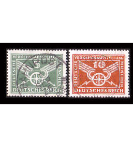 Deutsches Reich Nr. 370-371Y gestempelt Verkehrs-Ausstellung