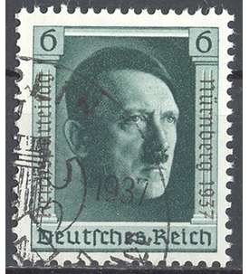 Deutsches  Reich Nr. 650 gestempelt   Reichsparteitag 1937