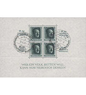 Deutsches Reich Block 9 gestempelt