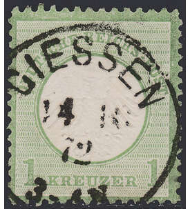 Deutsches Reich Nr. 7 gestempelt Kleiner Brustschild-1 Kr.
