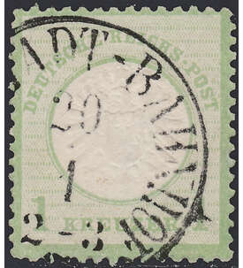 Deutsches  Reich Nr. 23 gestempelt Großer Brustschild-1 Kr.