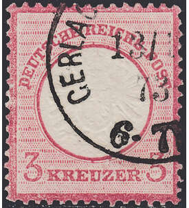 Deutsches Reich Nr. 25 gestempelt Großer Brustschild-3 Kr.
