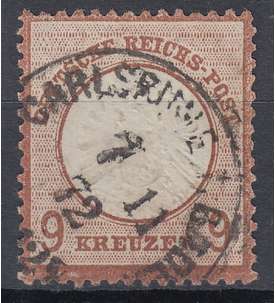 Deutsches Reich Nr. 27b gestempelt Groer Brustschild-9 Kr.