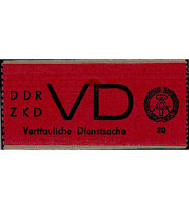 DDR Dienst D Nr. 1C postfrisch **