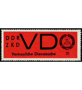 DDR Dienst D Nr. 3x postfrisch **
