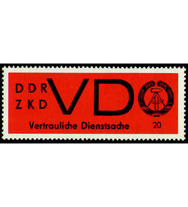 DDR Dienst D Nr. 3y postfrisch **