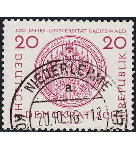 DDR Nr. 543 gestempelt         Universitt Greifswald