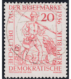 DDR Nr. 544 gestempelt         Tag der Marke 1956