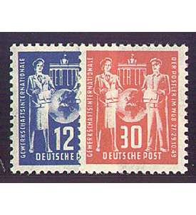 Mi 24,00 EUR Postgewerkschaft Postfrisch Nr philaseum Briefmarken DDR 1949 Mi 243-244