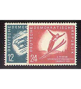 II DDR Nr. 280-281             Wintersport 1951