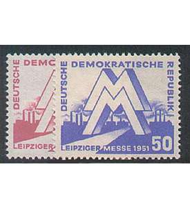 II DDR Nr. 282-283             Frühjahrsmesse 1951