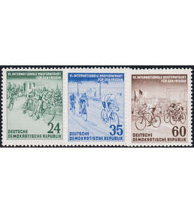 DDR Nr. 355-357 postfrisch ** Radrennen