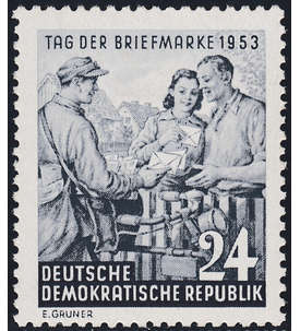 DDR Nr. 396 postfrisch ** Tag der Marke 1953
