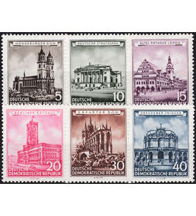 DDR Nr. 491-496 postfrisch ** Historische Bauten