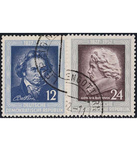 II DDR Nr. 300-301 gestempelt Beethoven