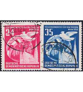 II DDR Nr. 320-321 gestempelt Friedenskngress