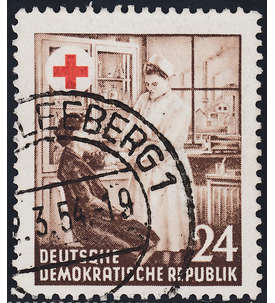 DDR Nr. 385 gestempelt Rotes Kreuz