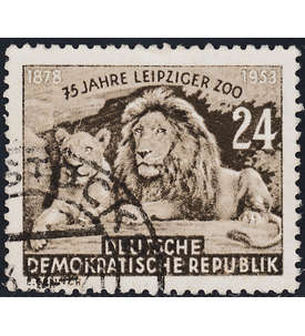 DDR Nr. 397 gestempelt         Leipziger Zoo