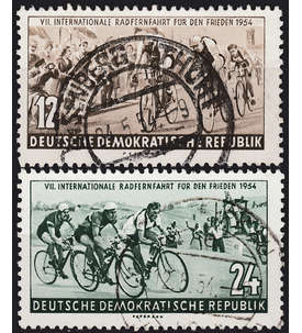 DDR Nr. 426-427 gestempelt Radfernfahrt